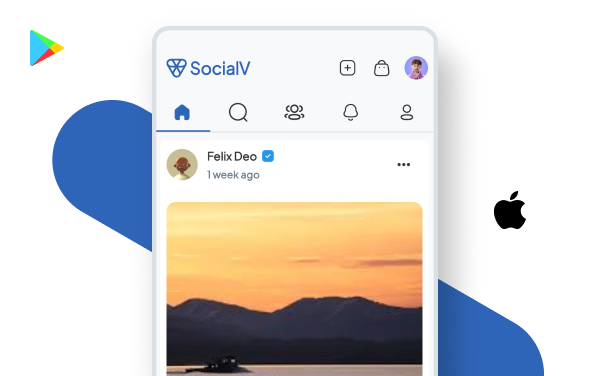 #1 Social Network Flutter App with BuddyPress Backend | SocialV | Iqonic Design